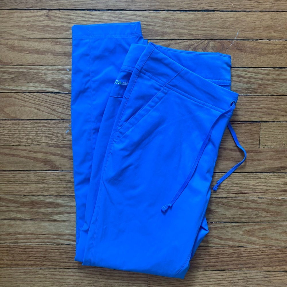 Columbia blue hiking pants/leggings